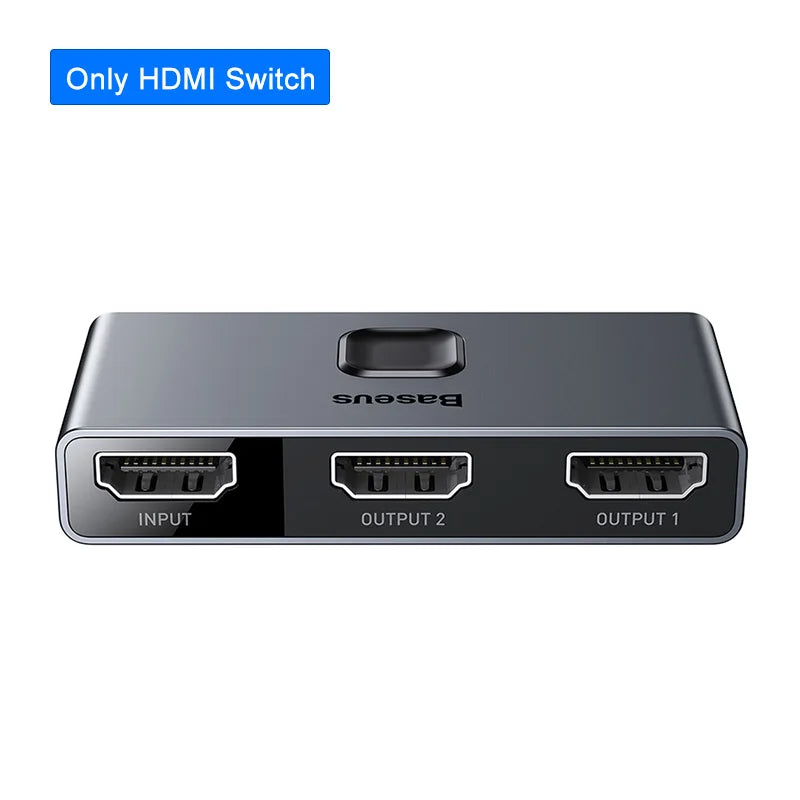 Baseus HDMI‑Compatible Switcher 4K 60Hz Bi‑Direction