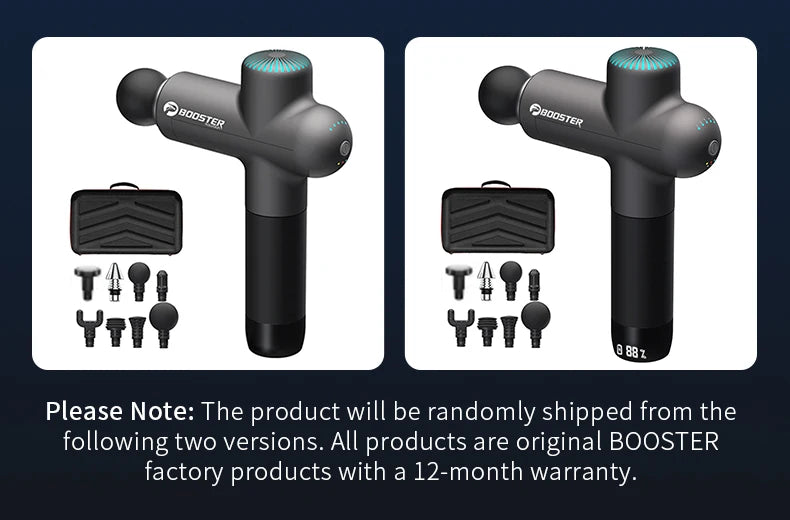 Booster Smart‑Hit Massage Gun – Electric Neck & Body Massager | Deep‑Tissue Fascia Gun