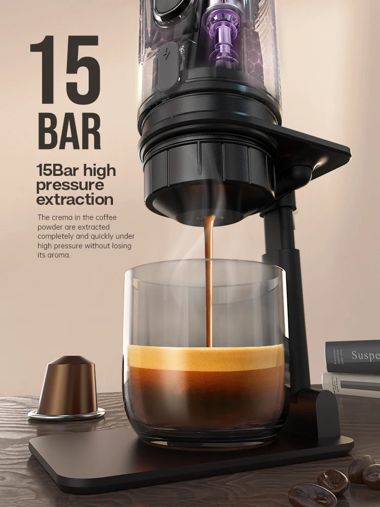 HiBREW H4A – Portable 12V Espresso Coffee Machine | Car & Home Electric Coffee Maker