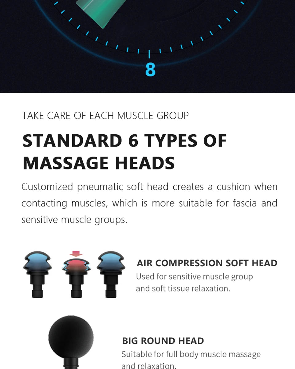Booster Pro 3 – Professional Deep‑Tissue Massage Gun | Muscle Stimulator, Quiet Percussion Massager
