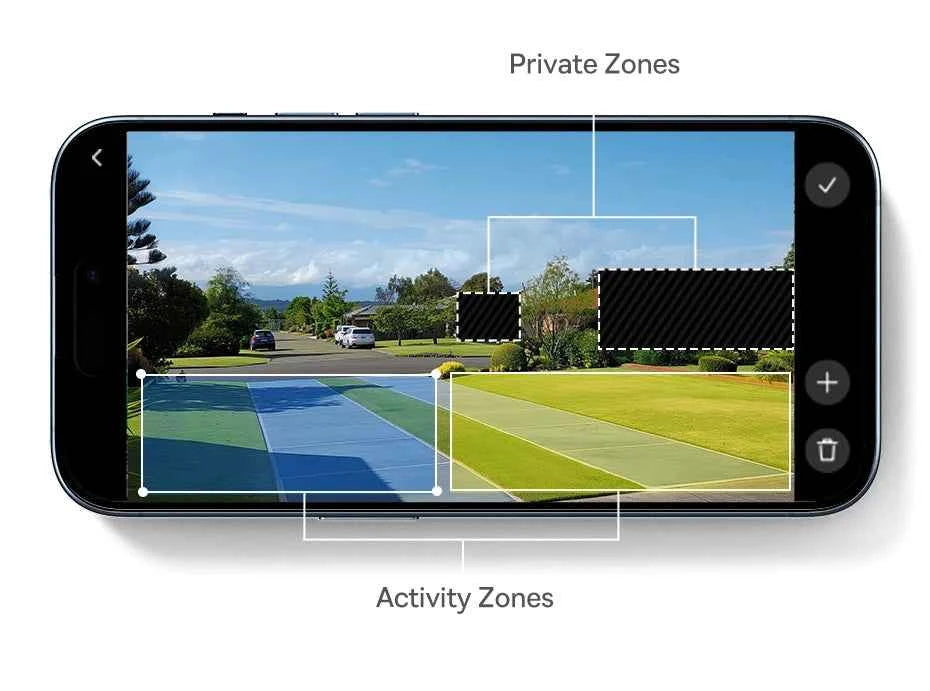 Baseus Security Protection Outdoor Camera N1 Series 2K 2-Cam Kit Wireless Home Security 210-Day Battery Life HomeKit 16TB Memory - Limetastore