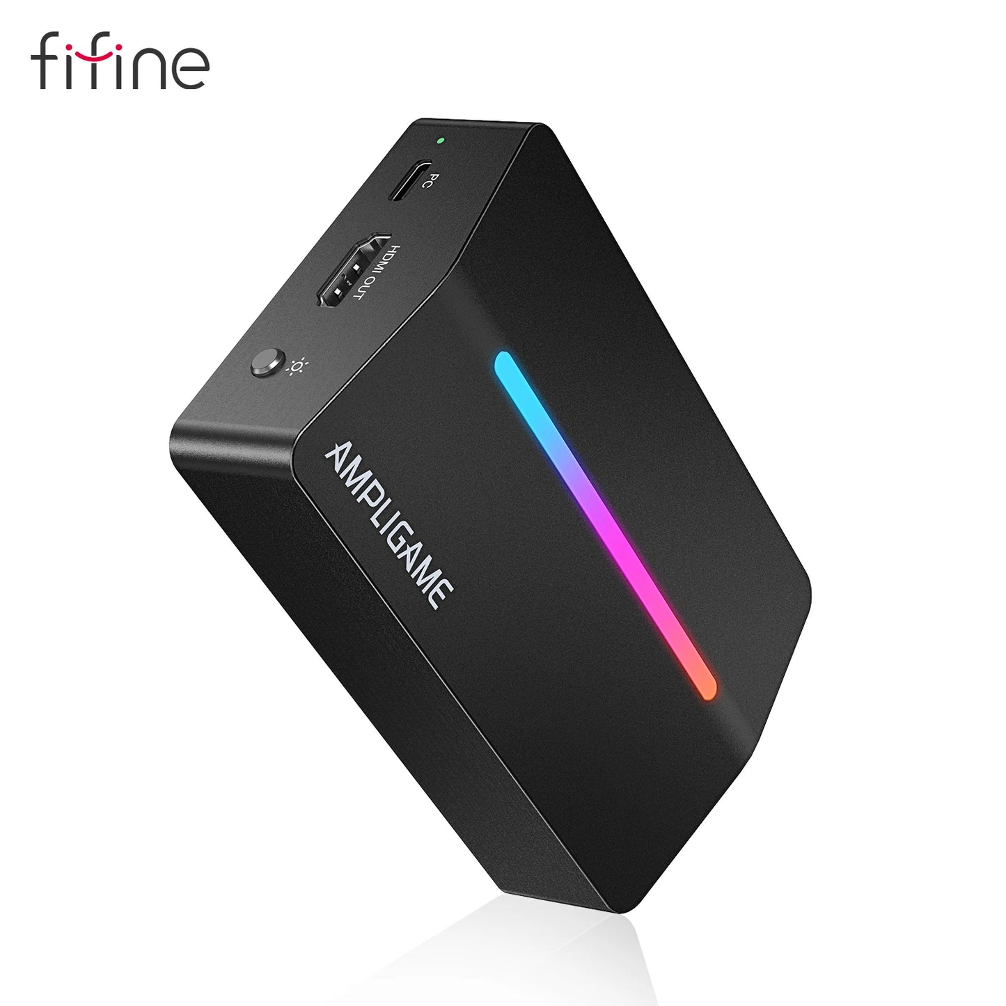 Fifine 4K HDMI Video Capture Card - Ultra-Low Latency USB 3.0 Game Recorder for PS5, Xbox, Switch & PC | V3 Edition