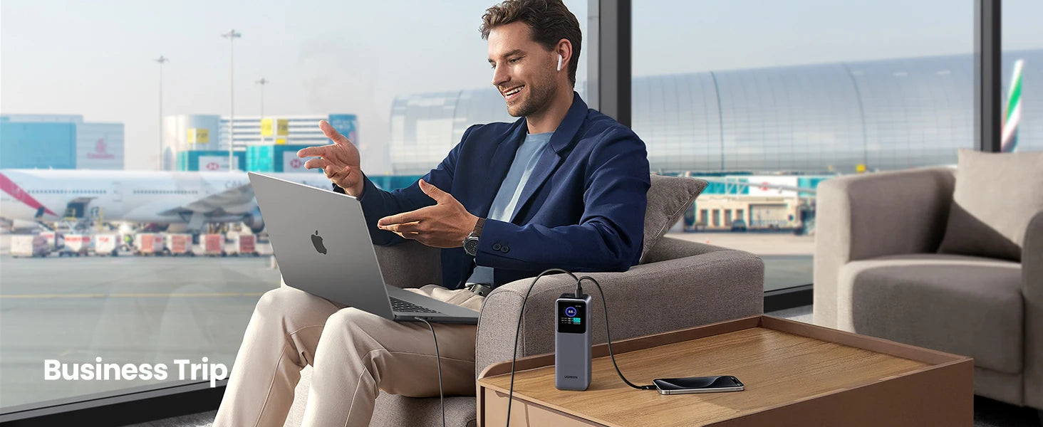 UGREEN Nexode 200W 25000mAh Power Bank – PD Fast Charging Portable External Battery