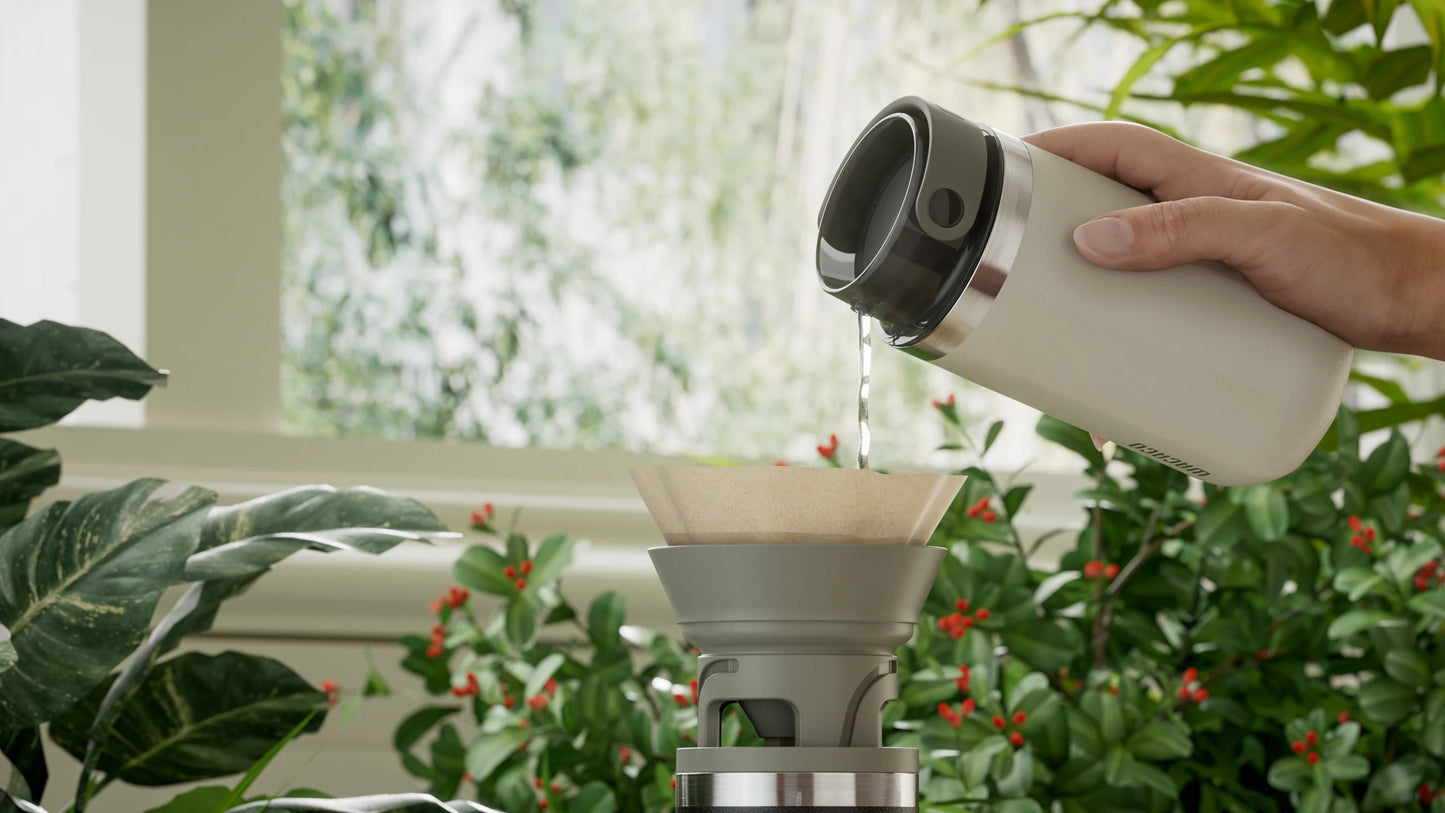 Wacaco Exaflow Drinking Lid with Integrated Handle – Leak-Proof Push-Button Lid Replacement