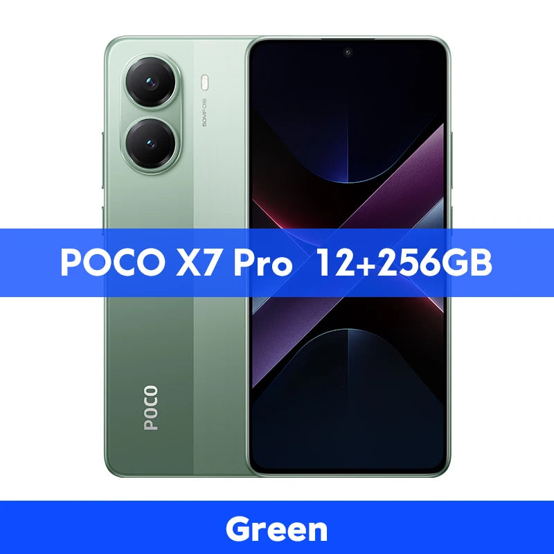 POCO X7 Pro 5G Smartphone Global Version Dimensity 8400-Ultra 50MP camera 6.67" 120Hz display  90W 6000mAh Battery NFC - Limetastore