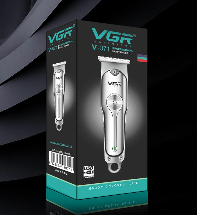 VGR V-071 Professional Hair Clipper Mini Barber Trimmer for Men