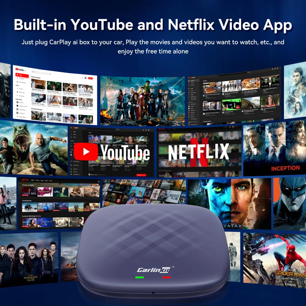 CarlinKit Android 13 8+128GB SIM Wireless CarPlay AI Box