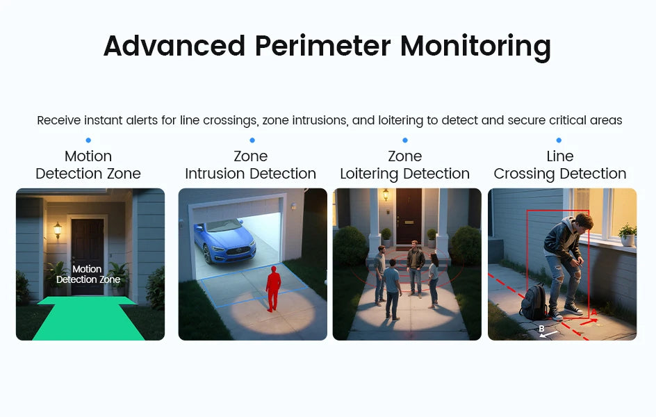 ZOSI 4K PoE NVR Security Camera System 8MP Weatherproof Wired PoE Cameras H.265+ 4K/8MP 8CH CCTV NVR for Home 24/7 Surveillance