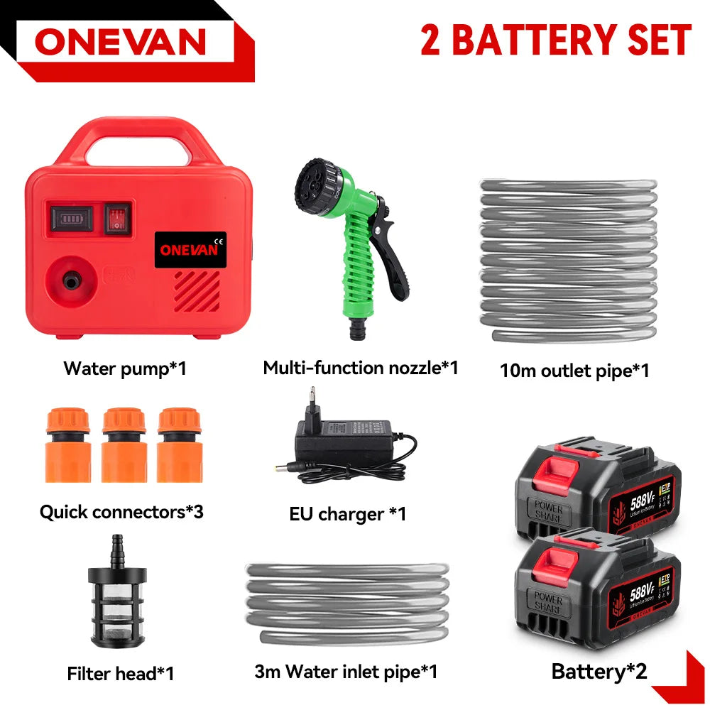 ONEVAN 260W Electric Water Pump | 150m Cordless Pumping Machine