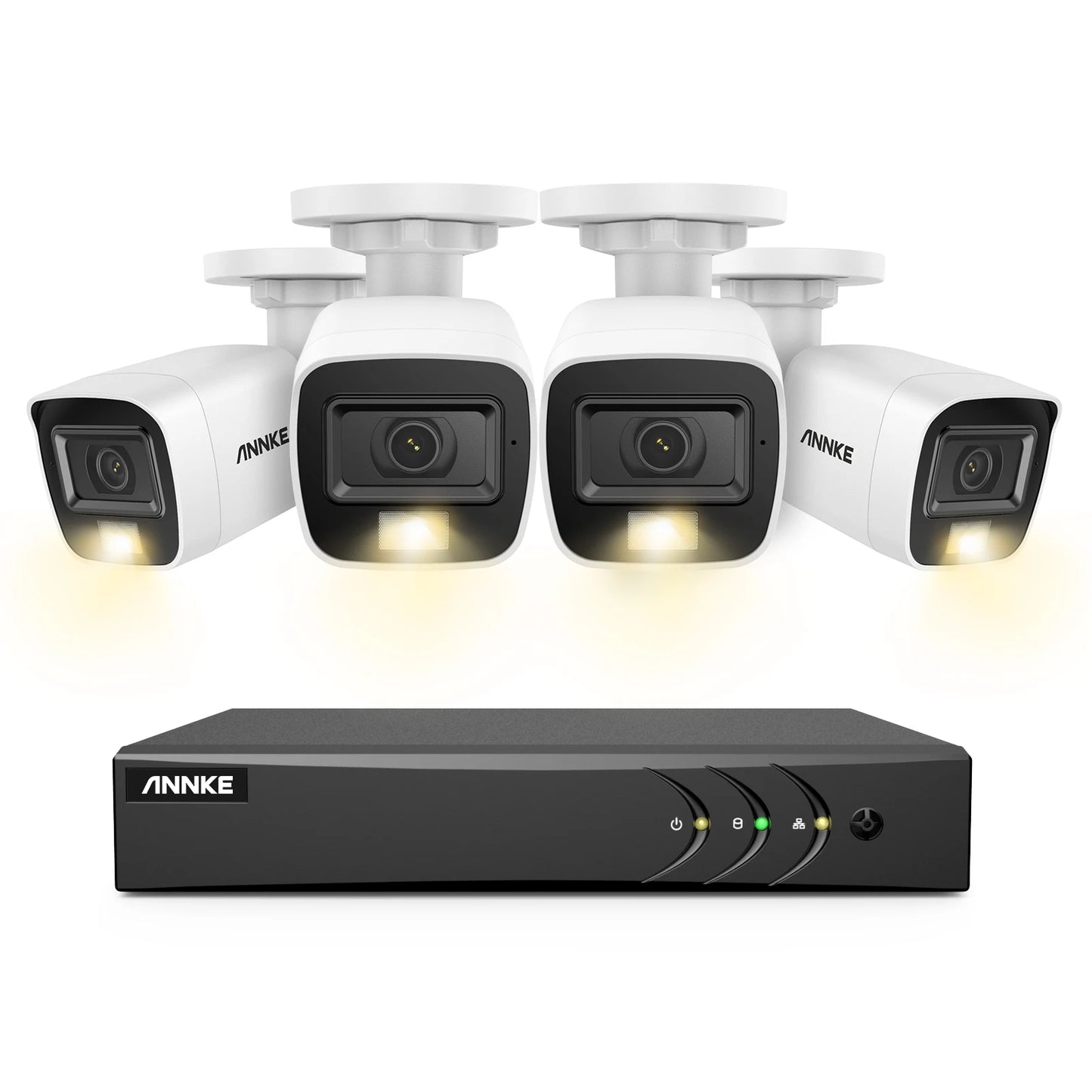 ANNKE 5MP Lite Ultra HD CCTV System | H.265+ 8CH DVR, 8× EXIR Cameras