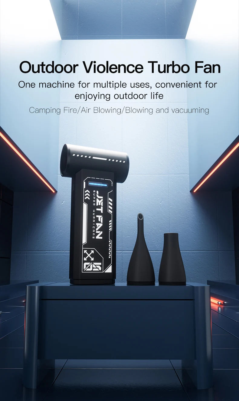 Booster W05 Jet Fan – 140,000 RPM Brushless Turbo Air Blower | Portable Cordless Air Duster