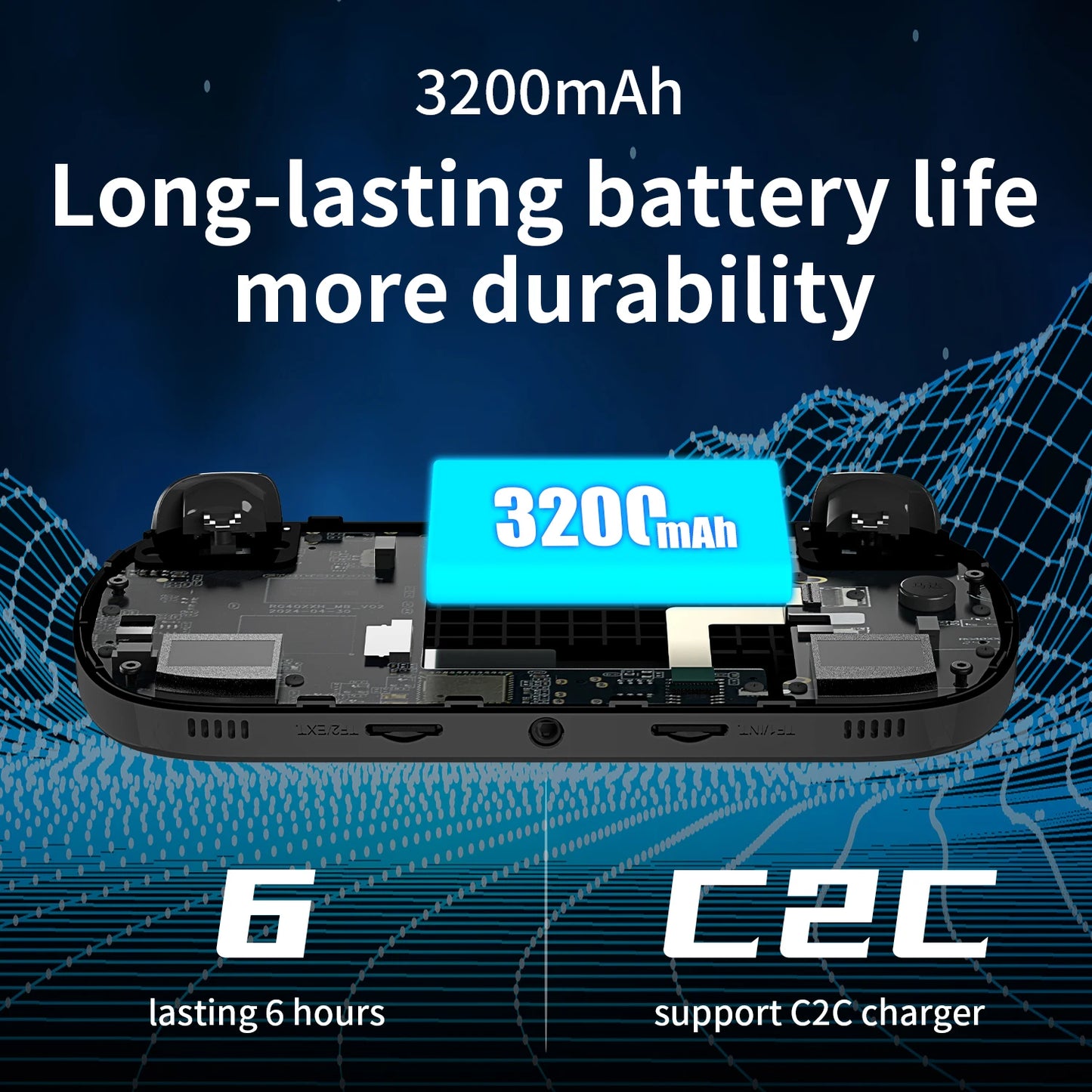 ANBERNIC RG40XX H Portable Retro Game Console 4.0 inch IPS Screen Linux 64-bit RGB Light 5G WiFi Preloaded 5K+ Classic Games - Limetastore