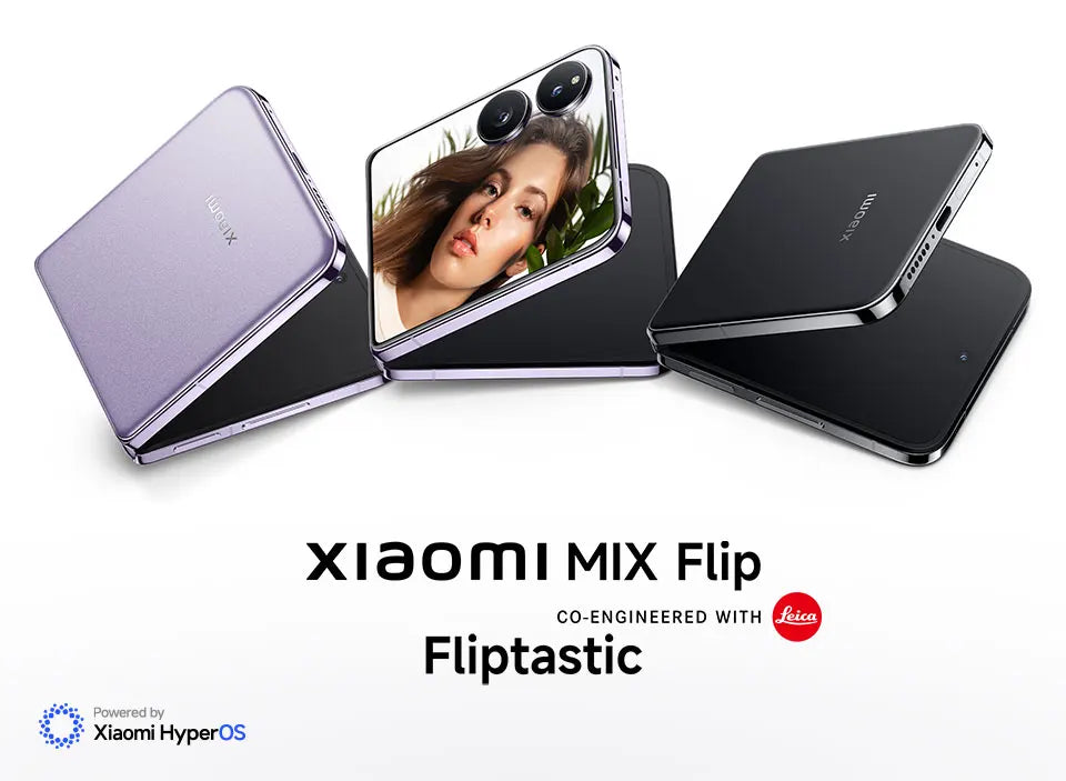 Global Version Xiaomi MIX Flip Smartphone New Snapdragon 8 Gen 3 CPU 50MP Leica Camera  12GB RAM 512GB ROM 6.86 inch Foldable Display NFC - Limetastore
