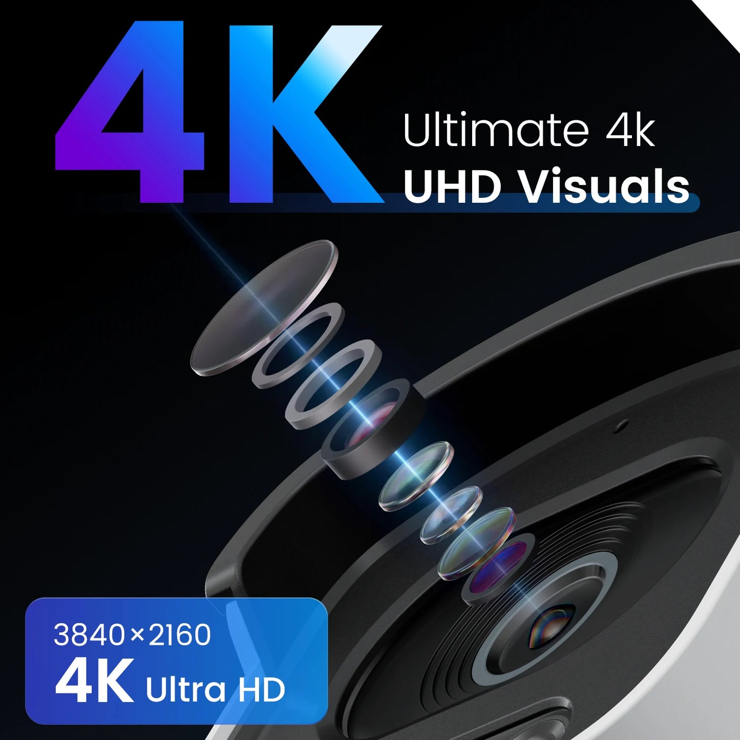 ZOSI 4K WiFi 6 Security Camera System – Aurora Lux True Color Night Vision, 8CH 8MP NVR with 8MP/5MP