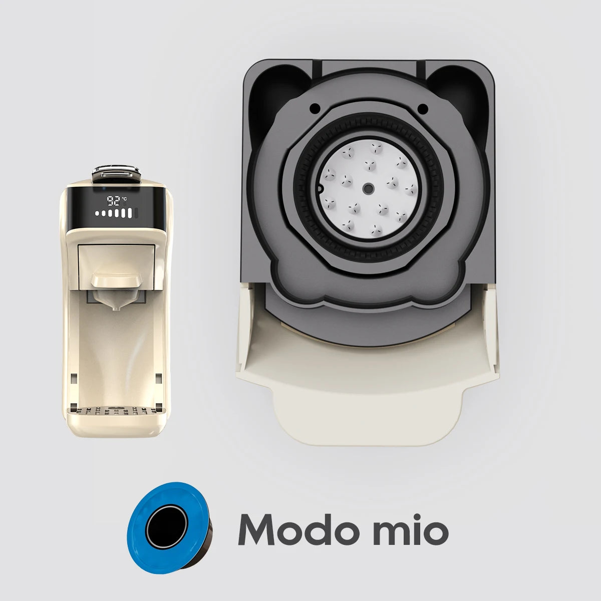 HiBREW H1B aparat za kavo, adapter za kapsule za Nespresso ali Dolce Gusto ali mleto kavo ali ESE pod ali Caffitaly