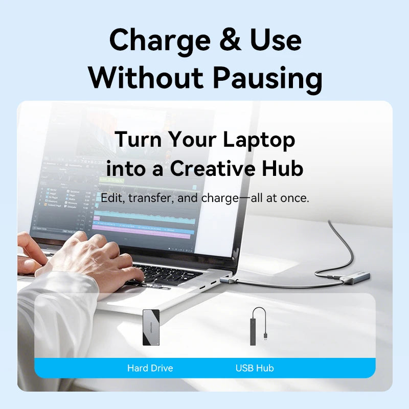USB 3.2 OTG Adapter – USB‑C to USB‑A, 10Gbps
