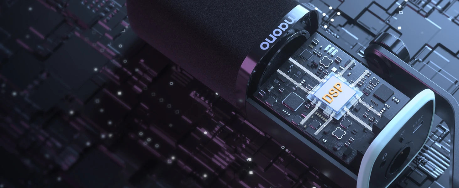 Maono PD100X – Dynamic RGB Gaming Microphone | USB Mic with Software Noise Reduction for Streaming & Recording