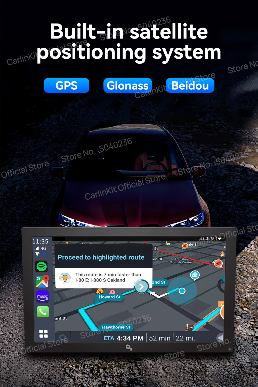 CarlinKit Android 13 8+128GB SIM Wireless CarPlay AI Box