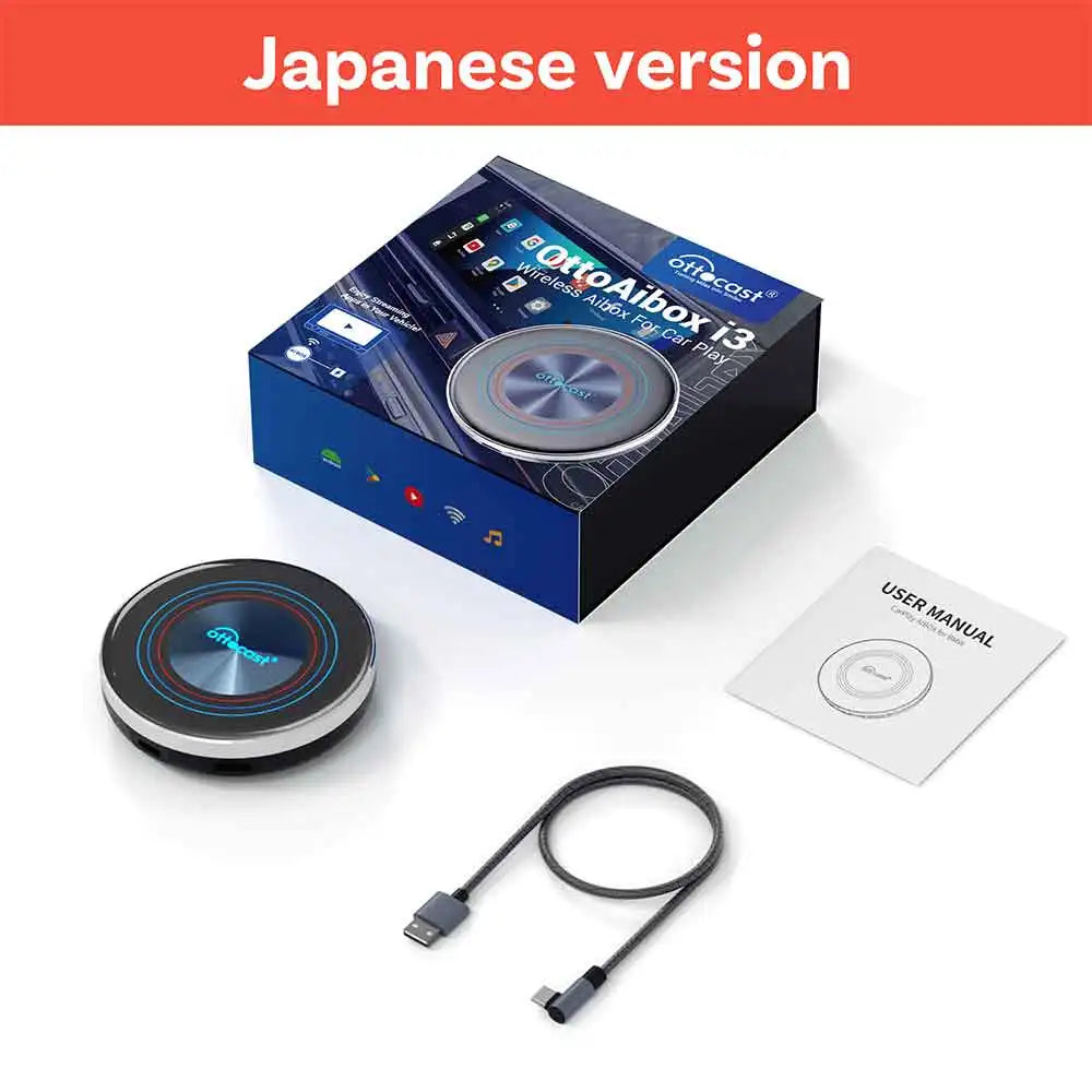 OTTOCAST OttoAiBox i3 Wireless CarPlay AI Box Snapdragon 6125