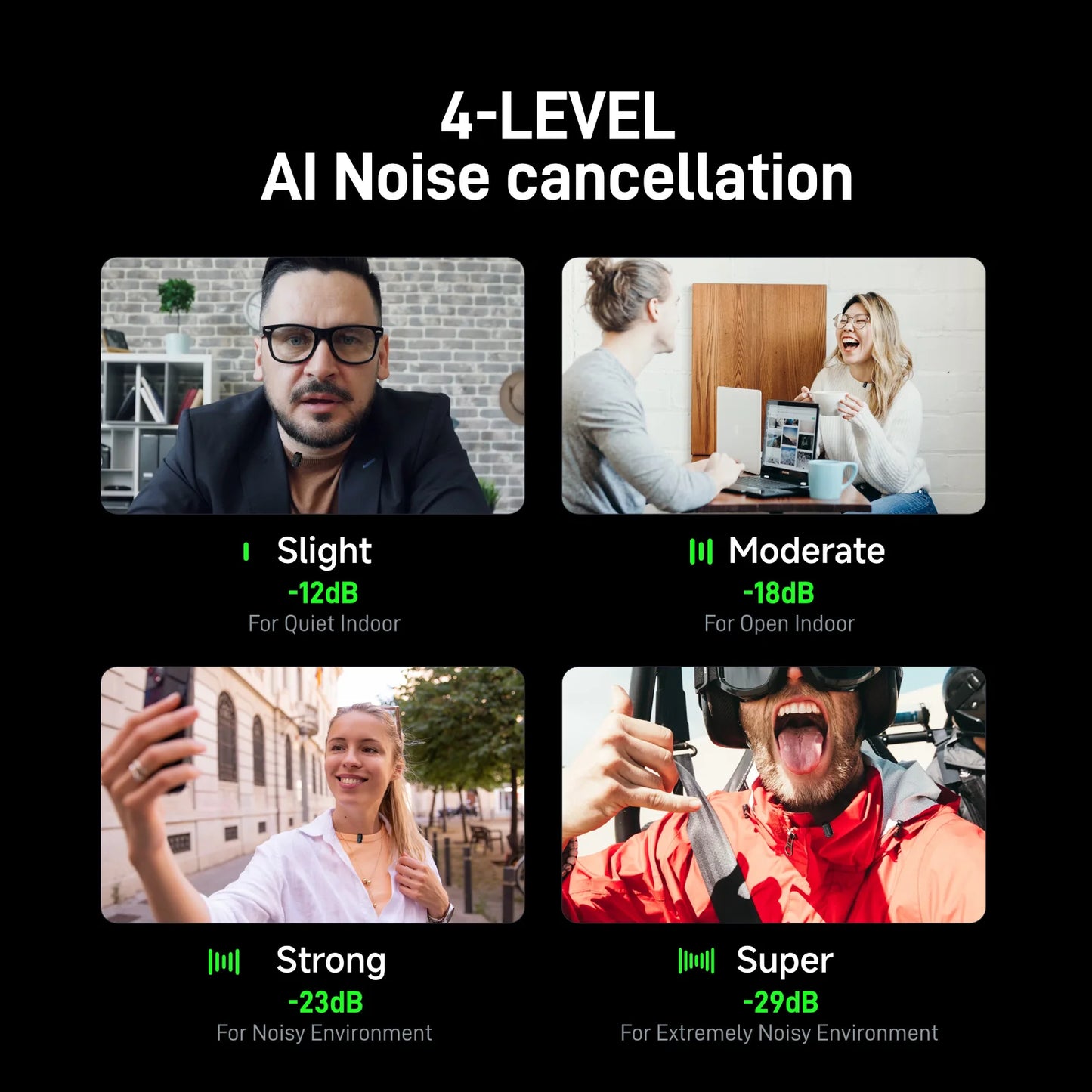 Maono T1 mini – Wireless AI Noise‑Cancelling Clip‑On Microphone | Auto‑Clipping & App Control for Professional Phone Video Recording