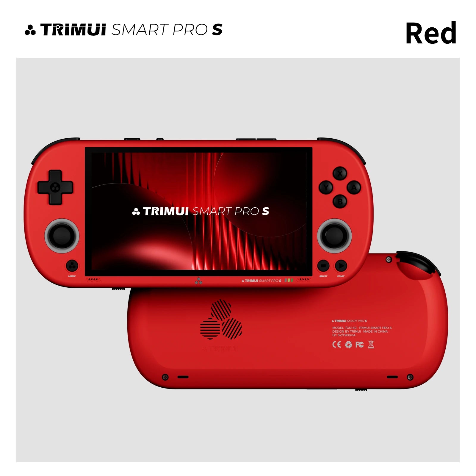 TRIMUI Smart Pro S Handheld Game Players Consoles 4.96'' IPS Screen 5000mAh Linux System Emulator Portable Console Retro Video - Limetastore