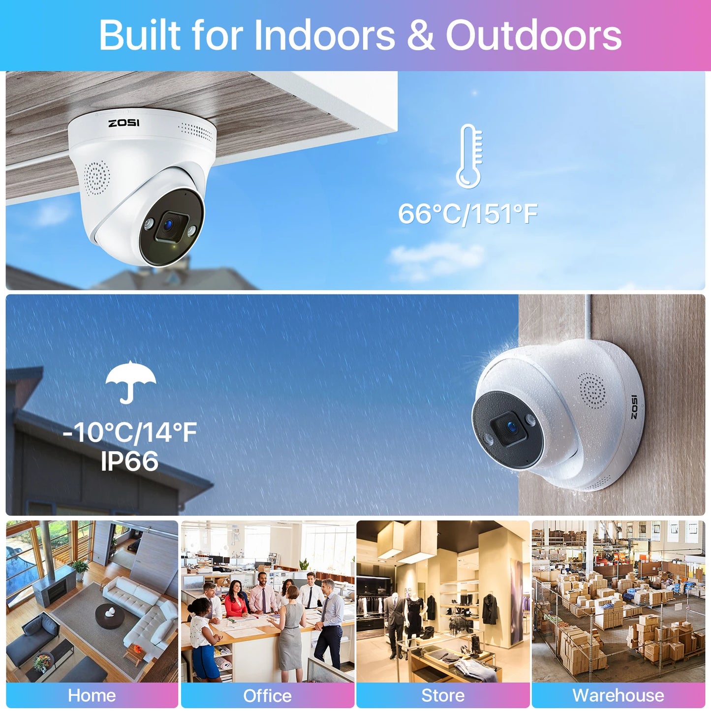 ZOSI 16CH 4K PoE Security Camera System – 8MP AI Detection IP Cameras | Waterproof 5MP/8MP