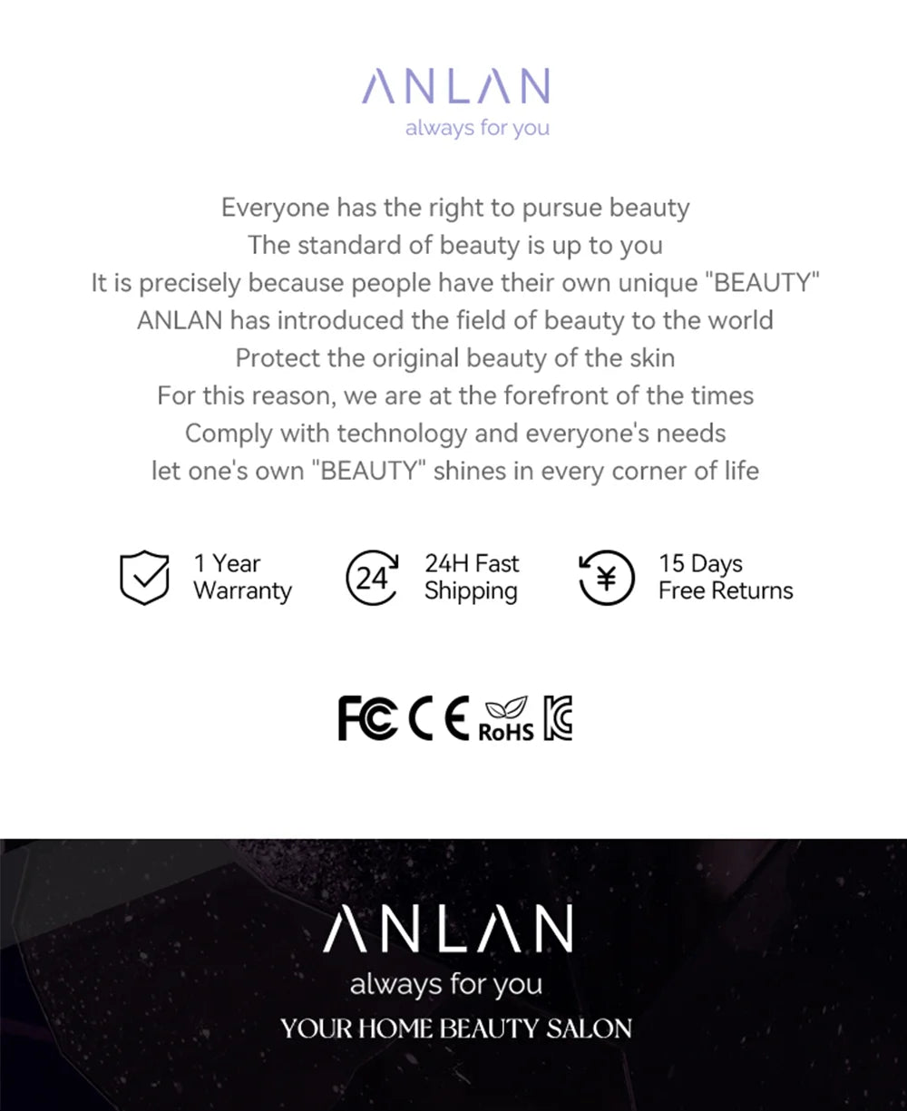 ANLAN EMS Facial Massager | LED, Hot/Cold, Lifting & Deep Cleaning