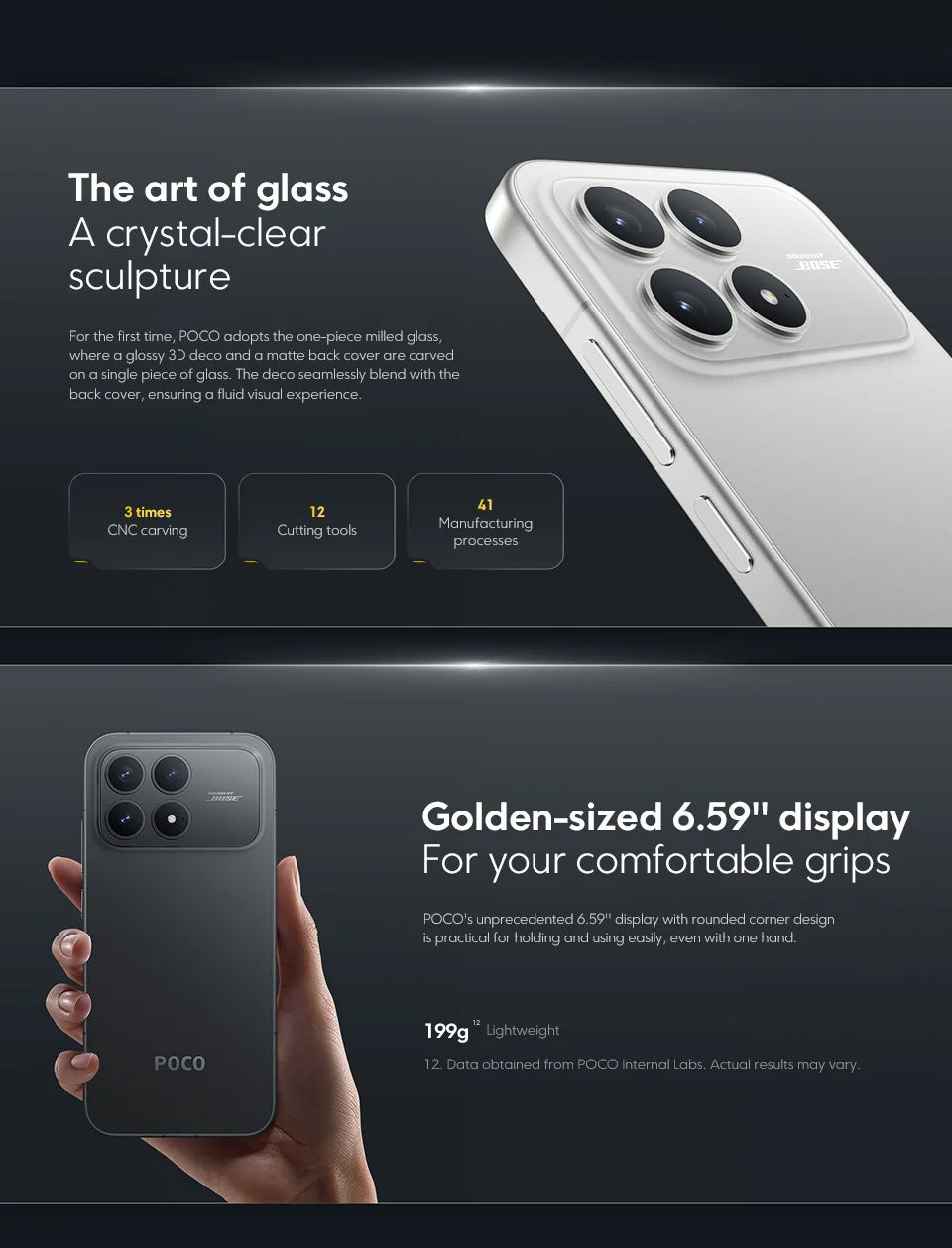 POCO F8 Pro 5G Smartphone Global Version Snapdragon® 8 Elite 6.59" 120Hz AMOLED Display 6210mAh  50MP Camera 100W Charge NFC - Limetastore