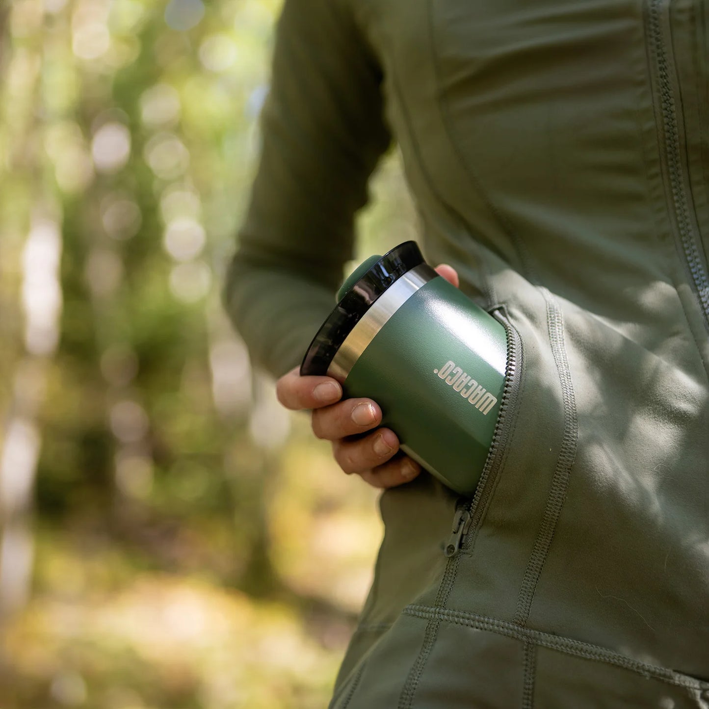 Wacaco Octaroma Vacuum Insulated Coffee Mug – Double-Wall Stainless Steel Travel Tumbler with Leak-Proof Lid, 6oz / 10oz / 15oz Thermal Cup