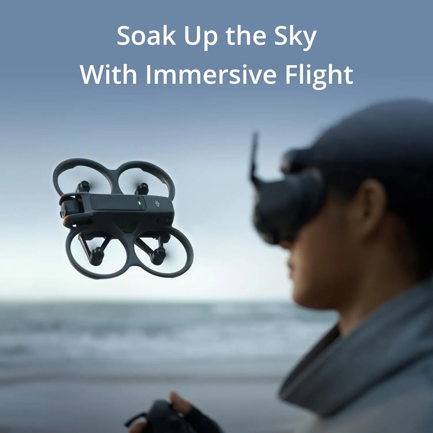 DJI Avata 2 – Drone Only | 4K/60fps FPV Drone with Low‑Latency O4 Video Transmission & 155° Super‑Wide FOV