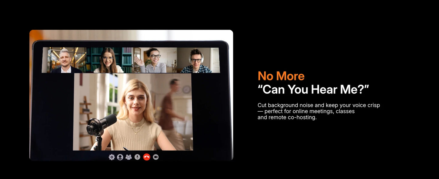 Maono PD200WS – Hybrid Wireless XLR/USB Dynamic Microphone | Podcast, Gaming & Live‑Streaming Mic for Phone, PC & Studio Recording