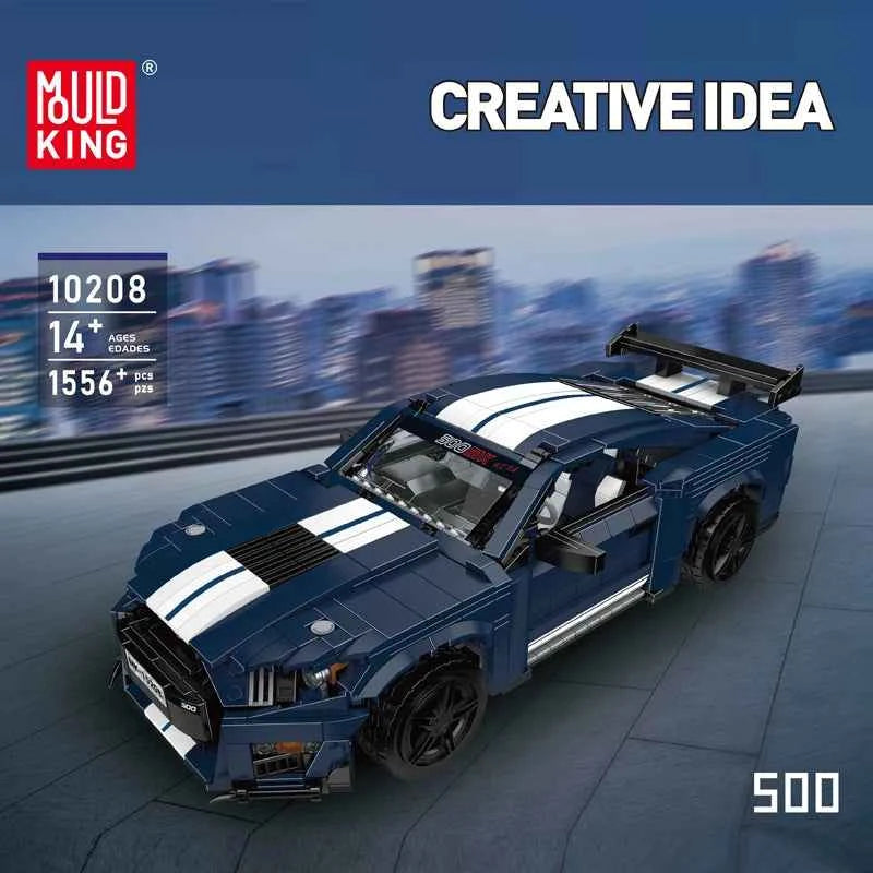 Mould King 10208 Cobra Classic Car — Technical Vintage Brick Model for Kids & Collectors - Limetastore