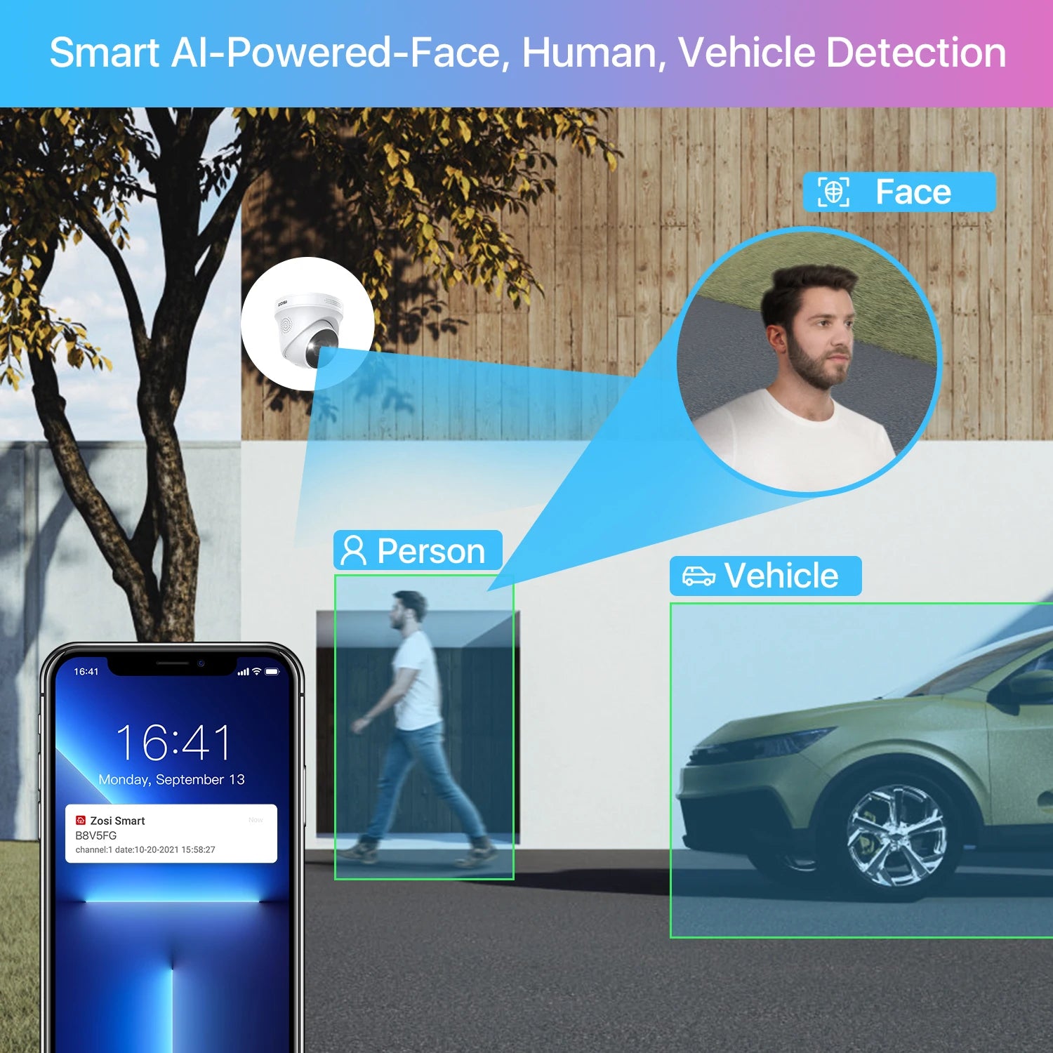 ZOSI 16CH 4K PoE Security Camera System – 8MP AI Detection IP Cameras | Waterproof 5MP/8MP