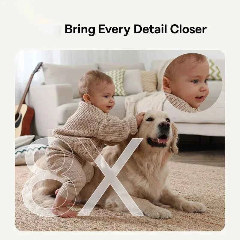 Baseus Security P1 Lite Indoor Camera 2K 3MP Pan&Tilt Smart Mini WiFi IP Camera Wireless Home Security Full HD Auto AI Tracking - Limetastore