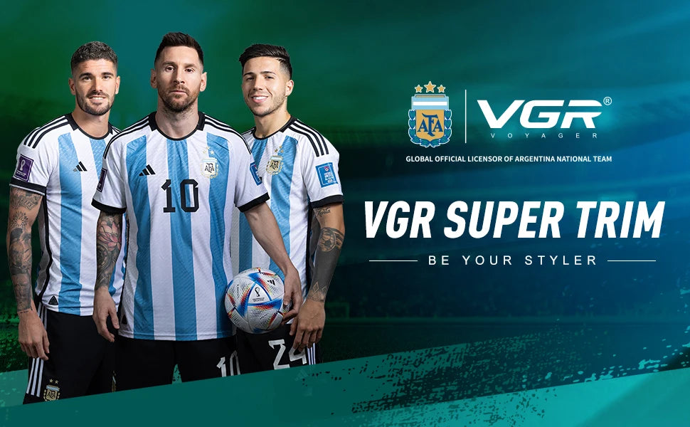 VGR Hair Trimmer Professional Hair Clipper Cordless Hair Cutting Machine Electric Barber Digital Display Trimmer for Men V-887
