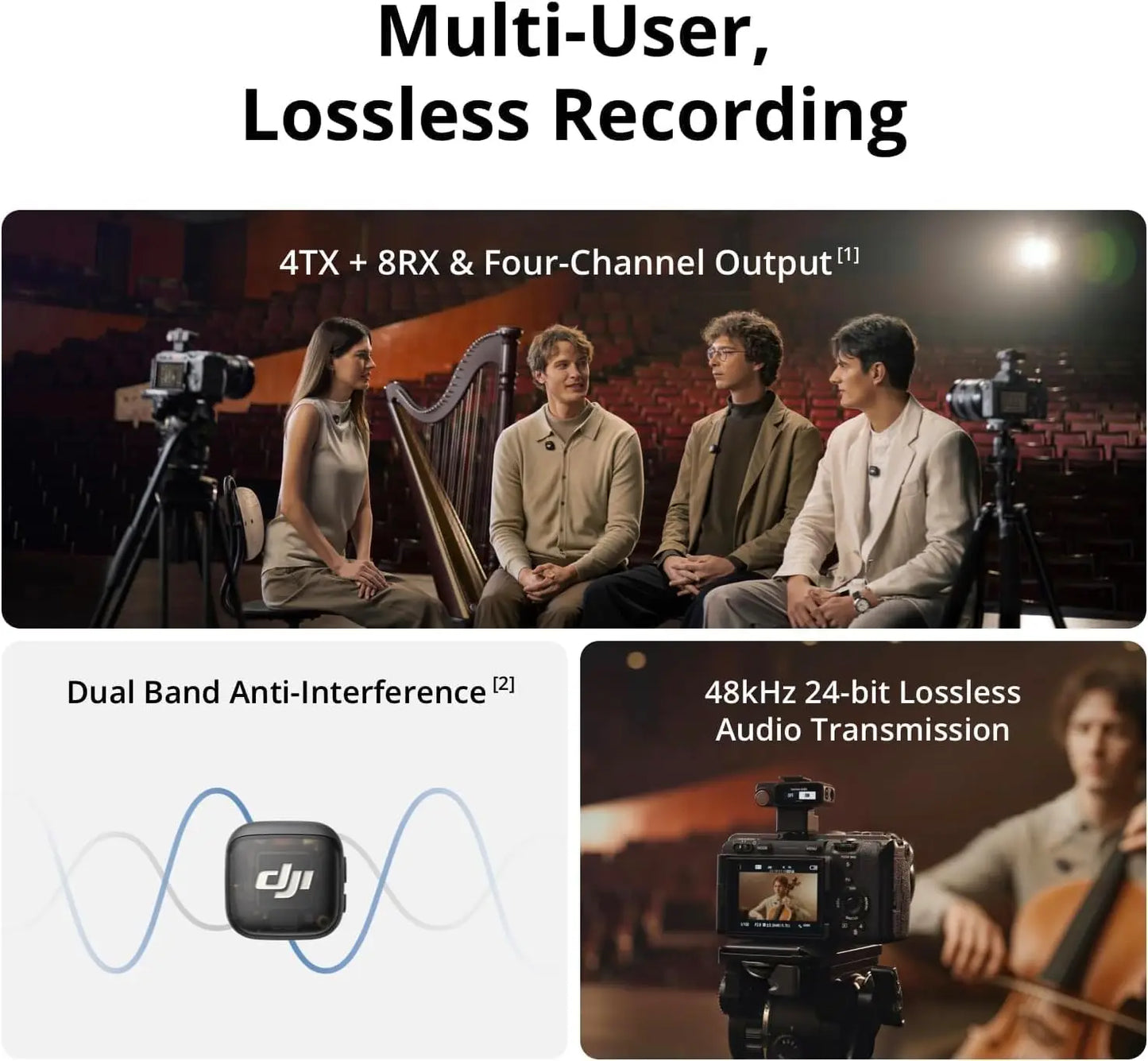 DJI Mic 3 Wireless Microphone for IPhone Camera Original Brand New In Stock