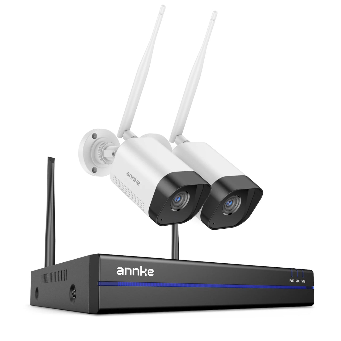 ANNKE 8MP Wireless CCTV System | 16CH NVR, 4K WiFi Cameras, Two‑Way Audio