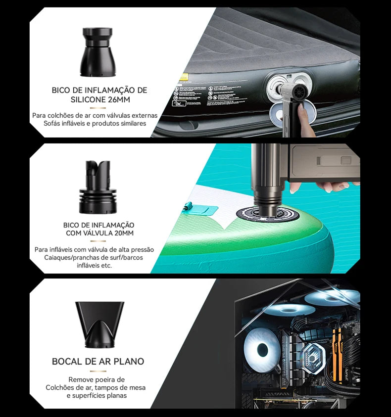 Booster W01 Mini Turbo Fan – 100,000 RPM Brushless Jet Fan | Ultra‑Powerful Handheld Air Blower