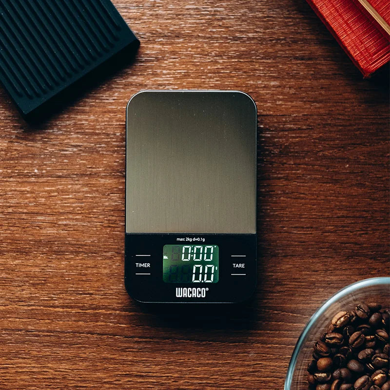 Wacaco Exagram High-Precision Coffee Scale with Timer – 0.1g Digital Espresso Scale