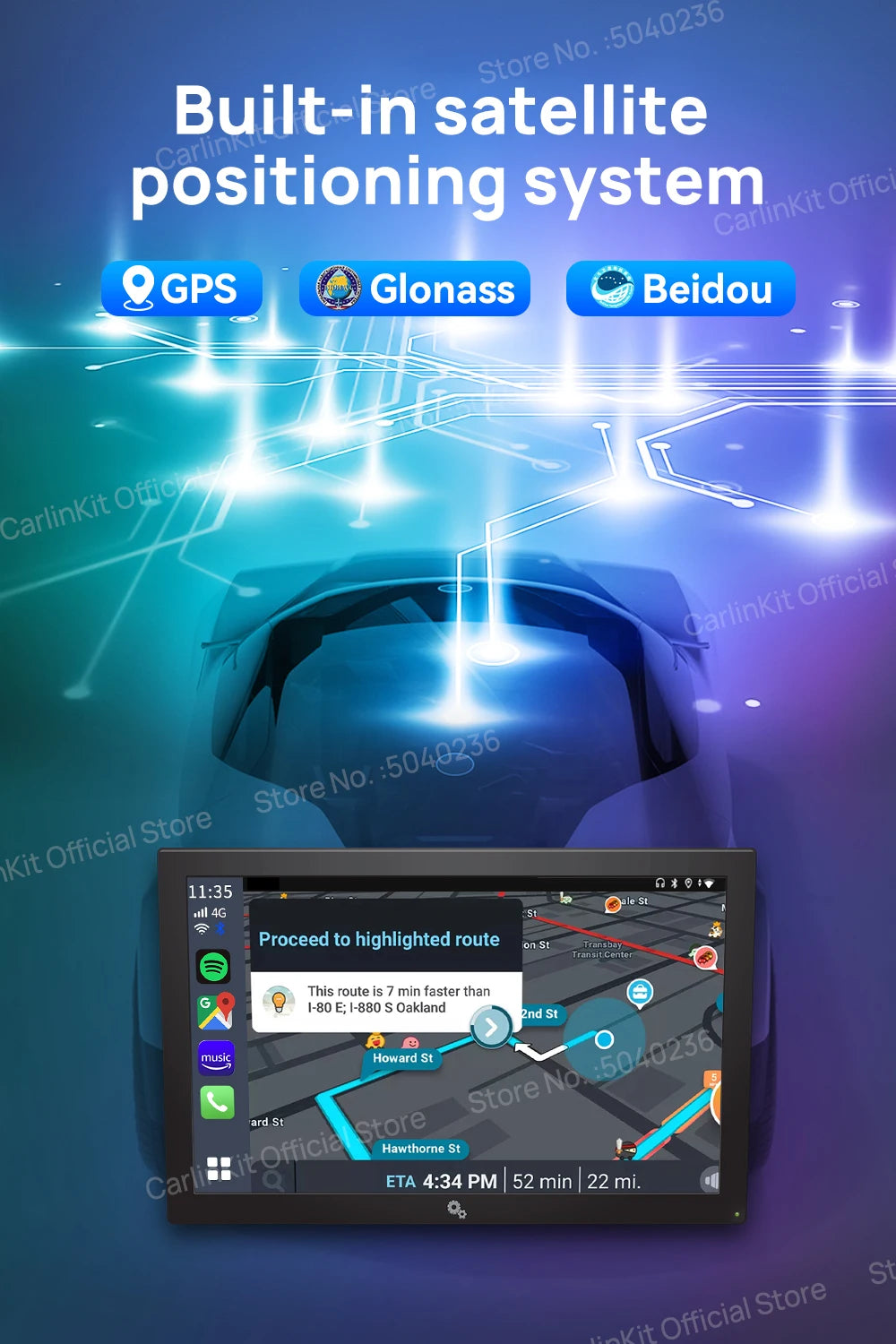 CarlinKit Android 13 QCM6125 Wireless CarPlay AI Box