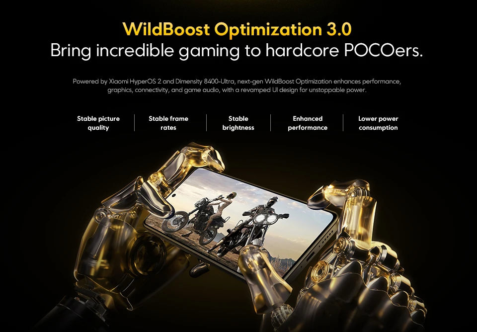 POCO X7 Pro 5G Smartphone Global Version Dimensity 8400-Ultra 50MP camera 6.67" 120Hz display  90W 6000mAh Battery NFC - Limetastore