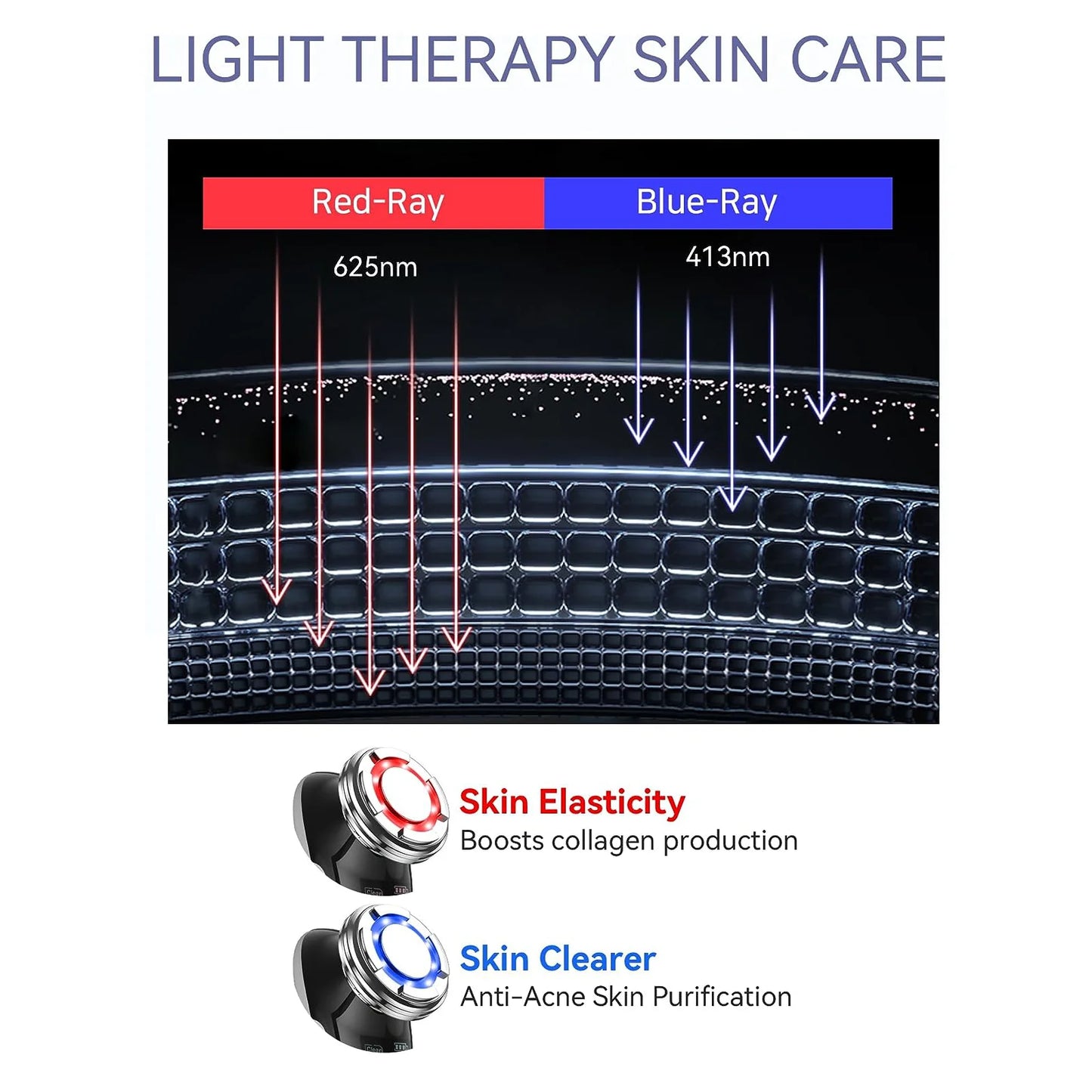 ANLAN EMS Facial Massager | Microcurrent Lifting, Hot/Cold, Deep Cleansing
