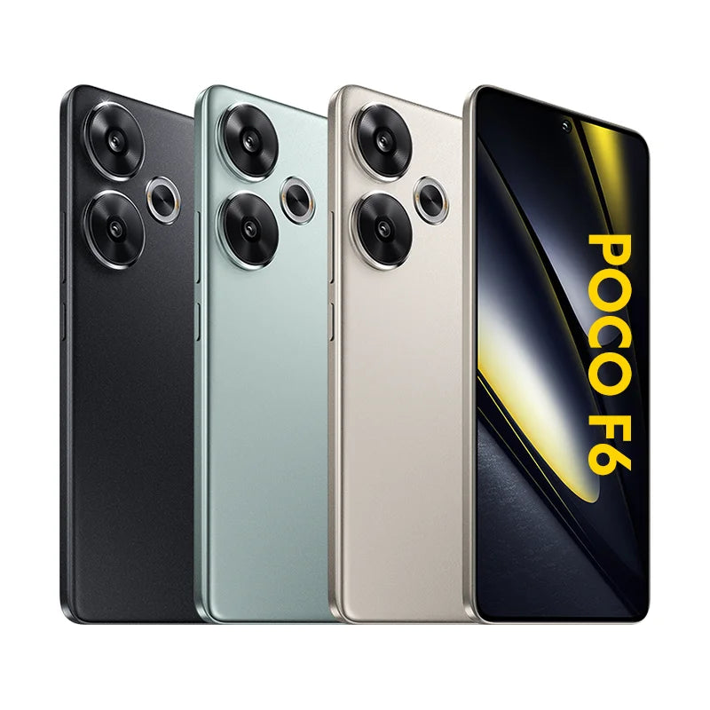 POCO F6 Smartphone Global Version Snapdragon®8s Gen 3 90W Turbo Charging 6.67" 1.5K 120Hz CrystalRes AMOLED DotDisplay NFC 5G - Limetastore