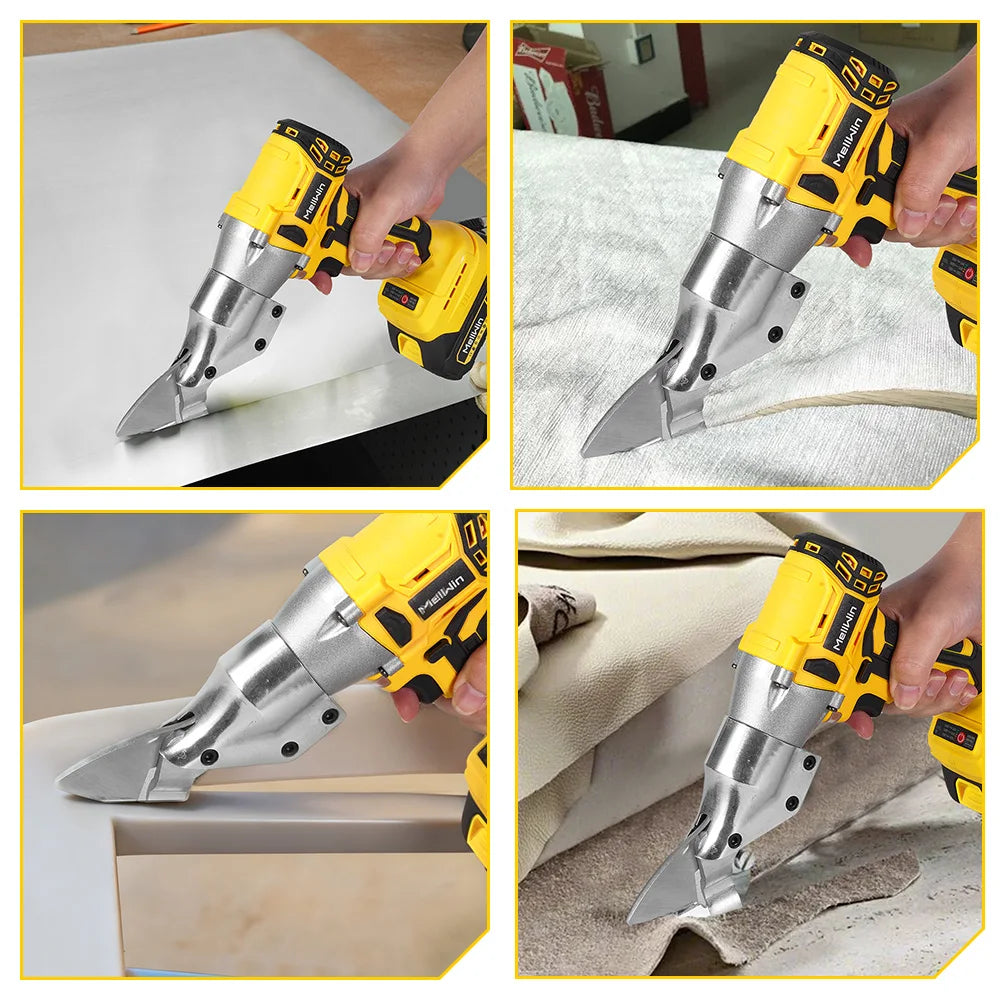 MELLWIN 1800W Brushless Electric Scissors Cordless Iron Sheet Shear Tool 360 Degree Pivoting Head For Makita 18V Battery Pin - Limetastore