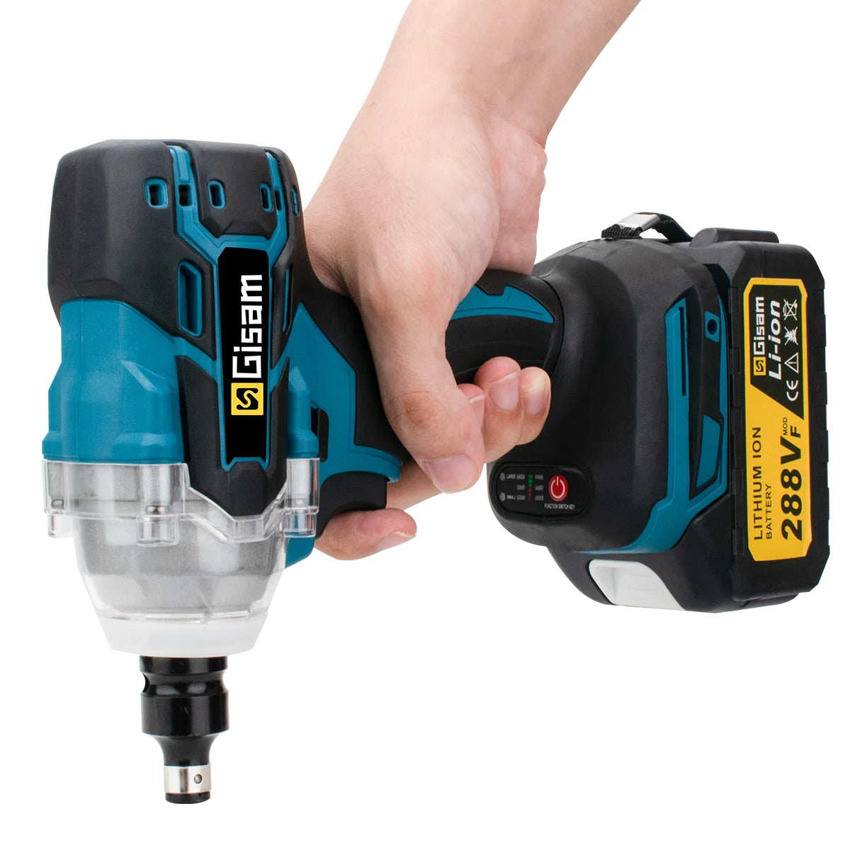 Gisam 320N.m Brushless Impact Wrench 1/2"