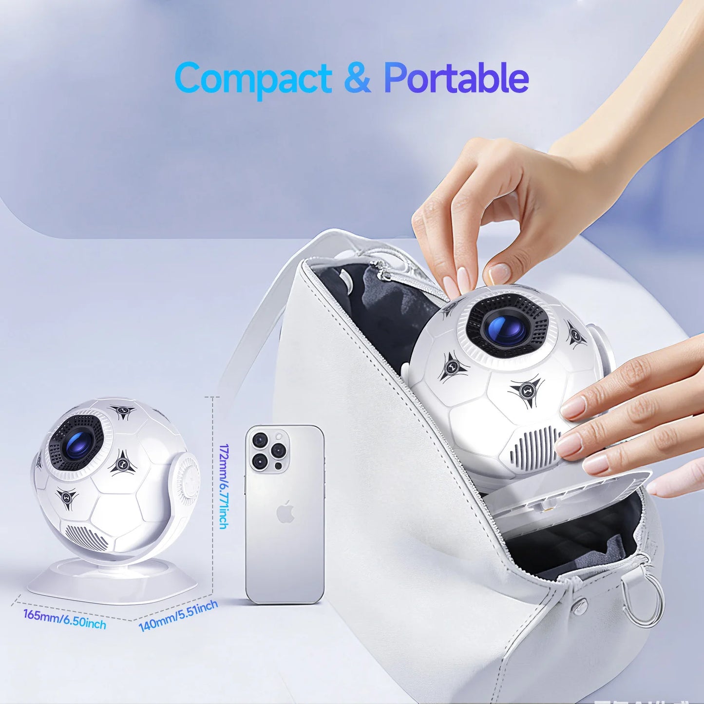 Magcubic HY300F Football Edition Smart Projector | Android 14 & 8K Support
