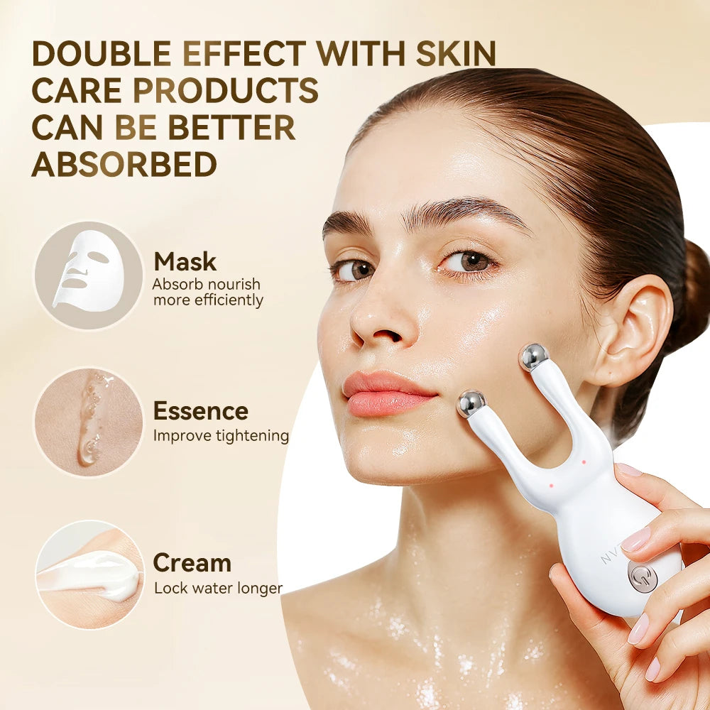 ANLAN Eye Massager with 7-Color LED Light Therapy for Facial Lifting, Puffiness Reduction, Anti-Aging, and Skin Tightening - Limetastore
