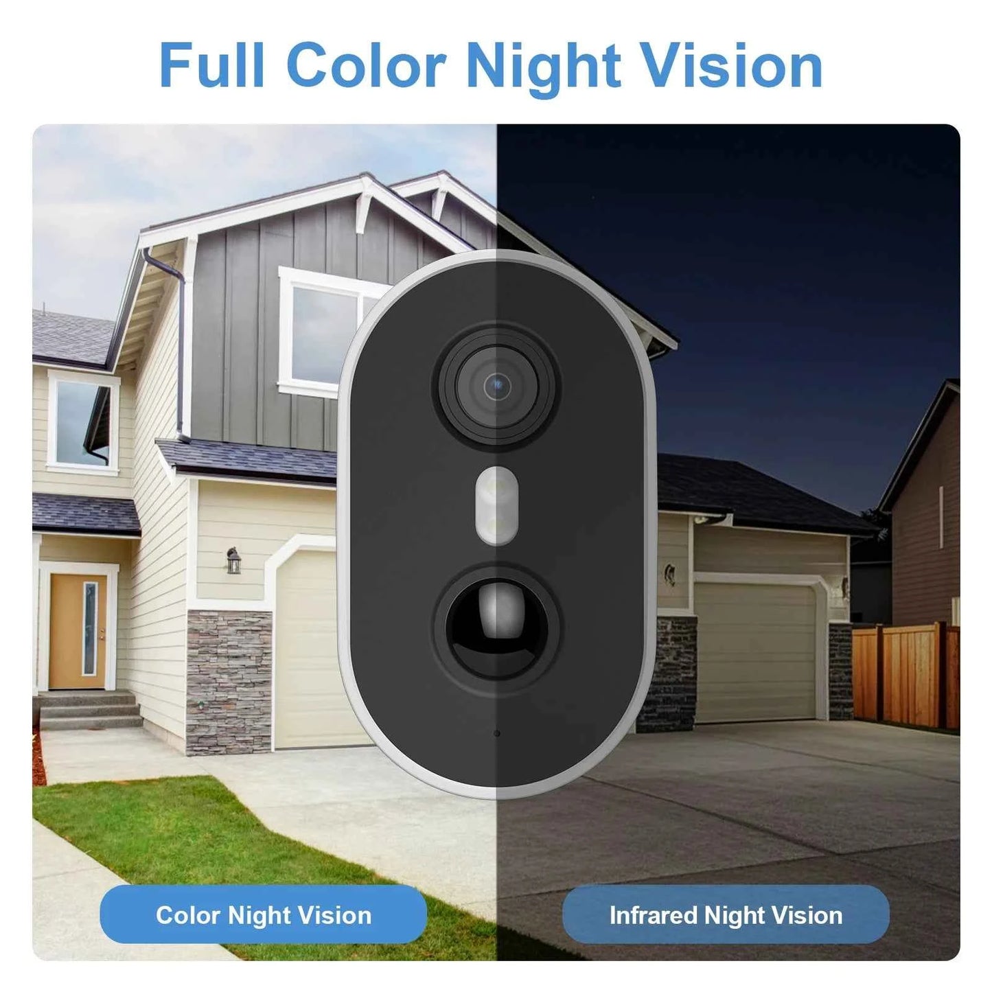 ARCCTV 4MP Solar WiFi Surveillance Camera Two Way Audio Humanoid Detection Outdoor Wireless Security Camera Color Night Vision - Limetastore