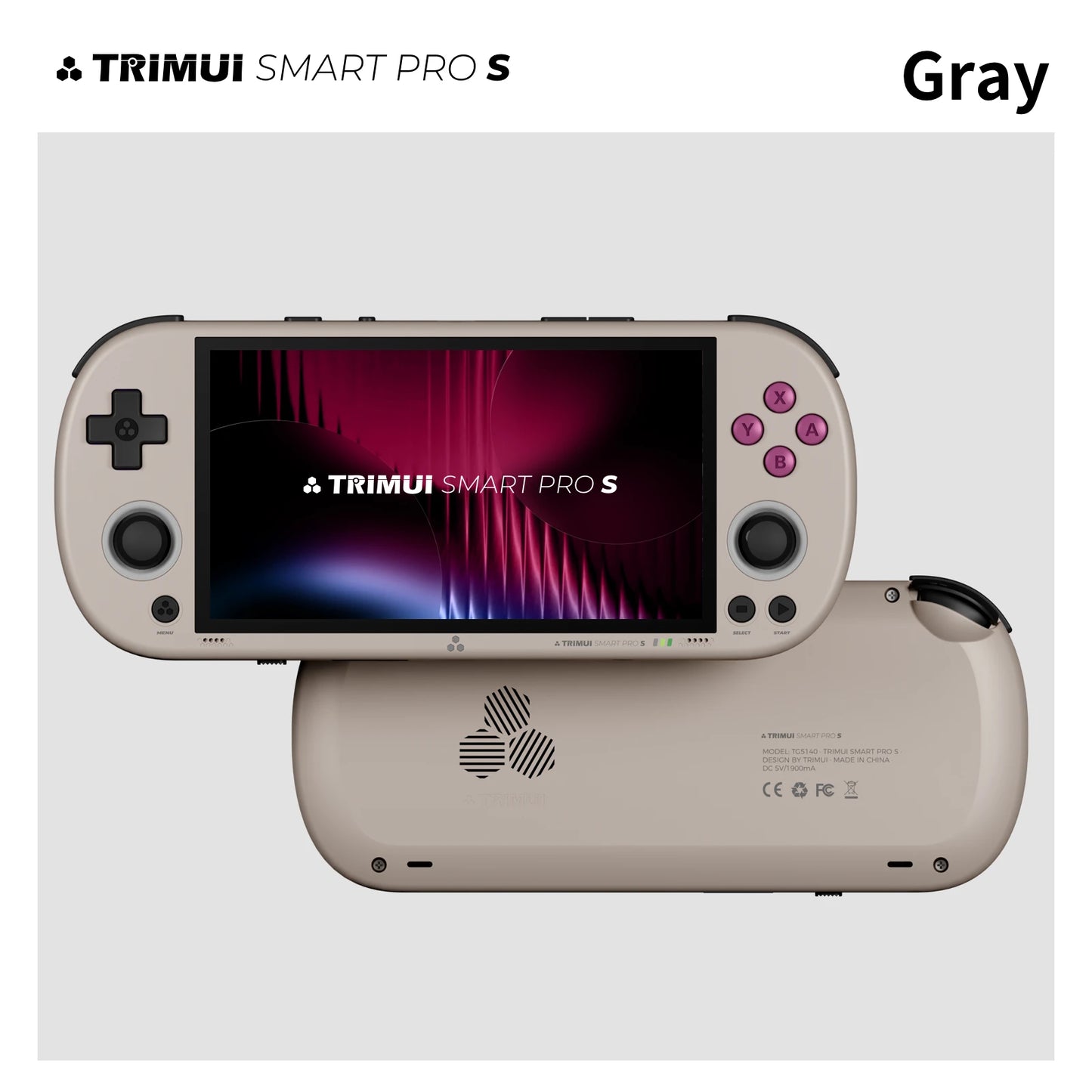TRIMUI Smart Pro S Handheld Game Players Consoles 4.96'' IPS Screen 5000mAh Linux System Emulator Portable Console Retro Video - Limetastore