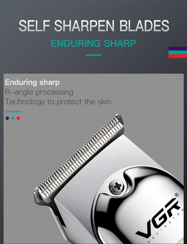 VGR V-071 Professional Hair Clipper Mini Barber Trimmer for Men